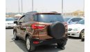 Ford EcoSport ACCIDENTS FREE - 2 KEYS - GCC- CAR IS IN PERFECT CONDITION INSIDE OUTSIDE