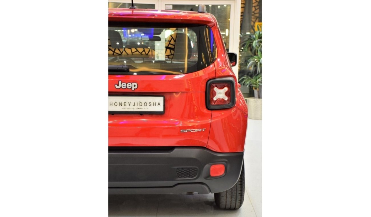 جيب رينيجيد EXCELLENT DEAL for our Jeep Renegade SPORT ( 2017 Model! ) in Red Color! GCC Specs