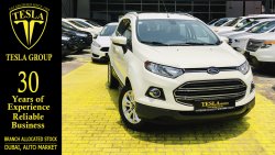 Ford EcoSport TITANIUM + LEATHER SEATS / GCC / 2017 / DEALER WARRANTY UNTIL 30/10/2021 / FULL OPTION / 523 DHS P.M