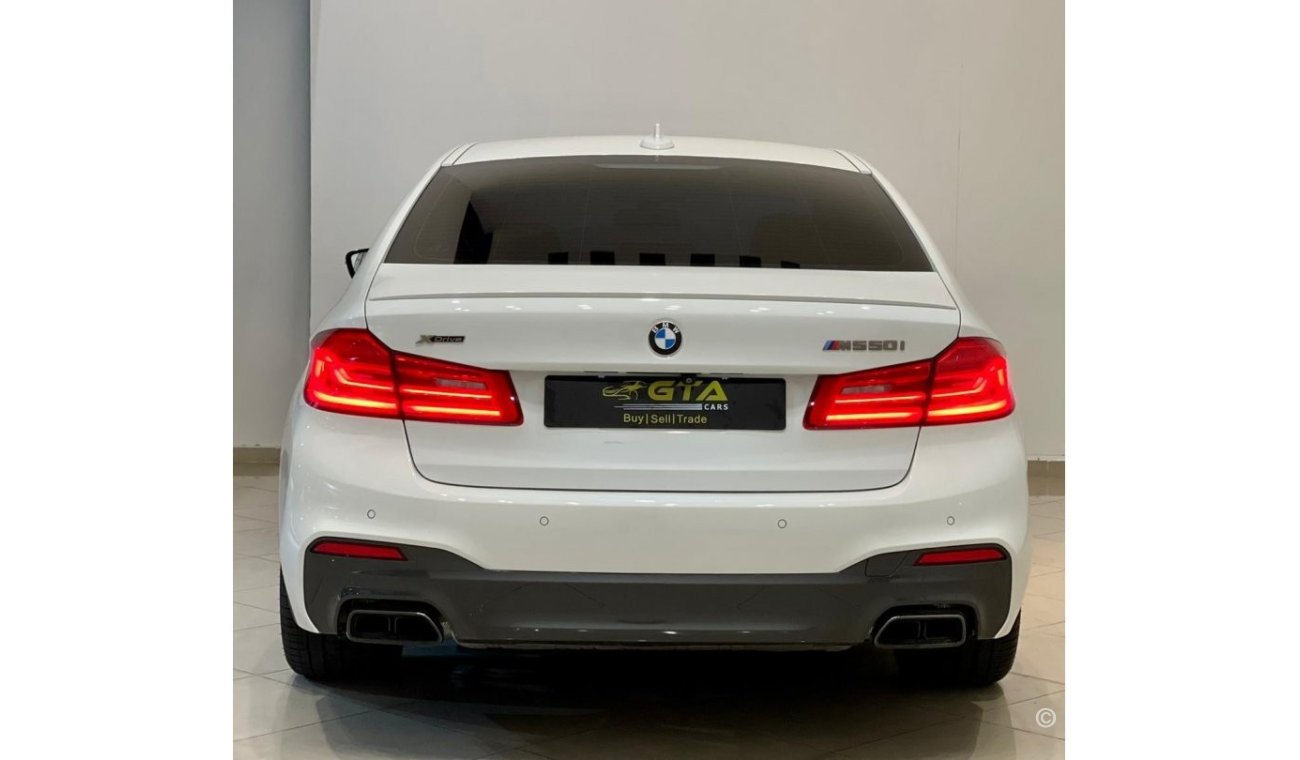 بي أم دبليو M550 2018 BMW M550i, BMW Warranty + Service Package, Huge Options List, Low KMs, GCC