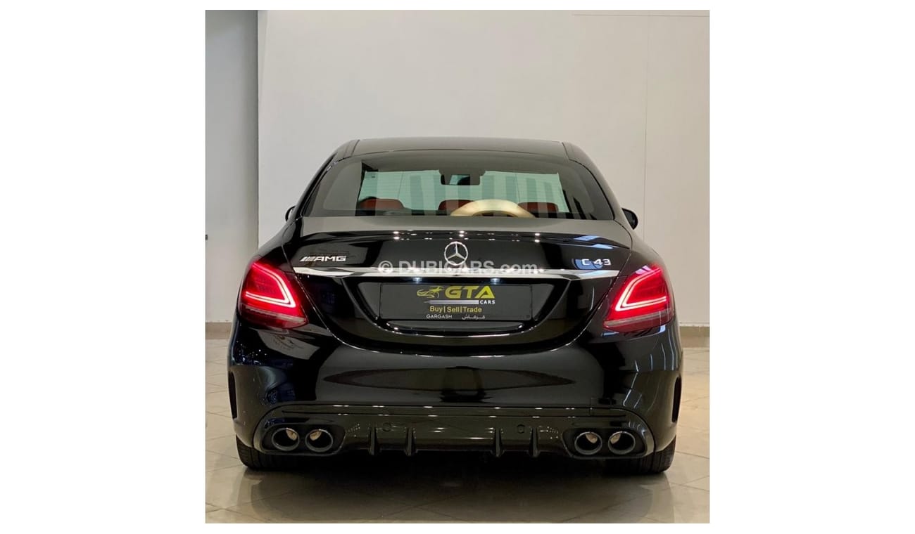 Mercedes-Benz C 43 AMG 2020 Mercedes-Benz C43 AMG Full Option, Mercedes History, Mercedes Warranty/Service Contract, GCC