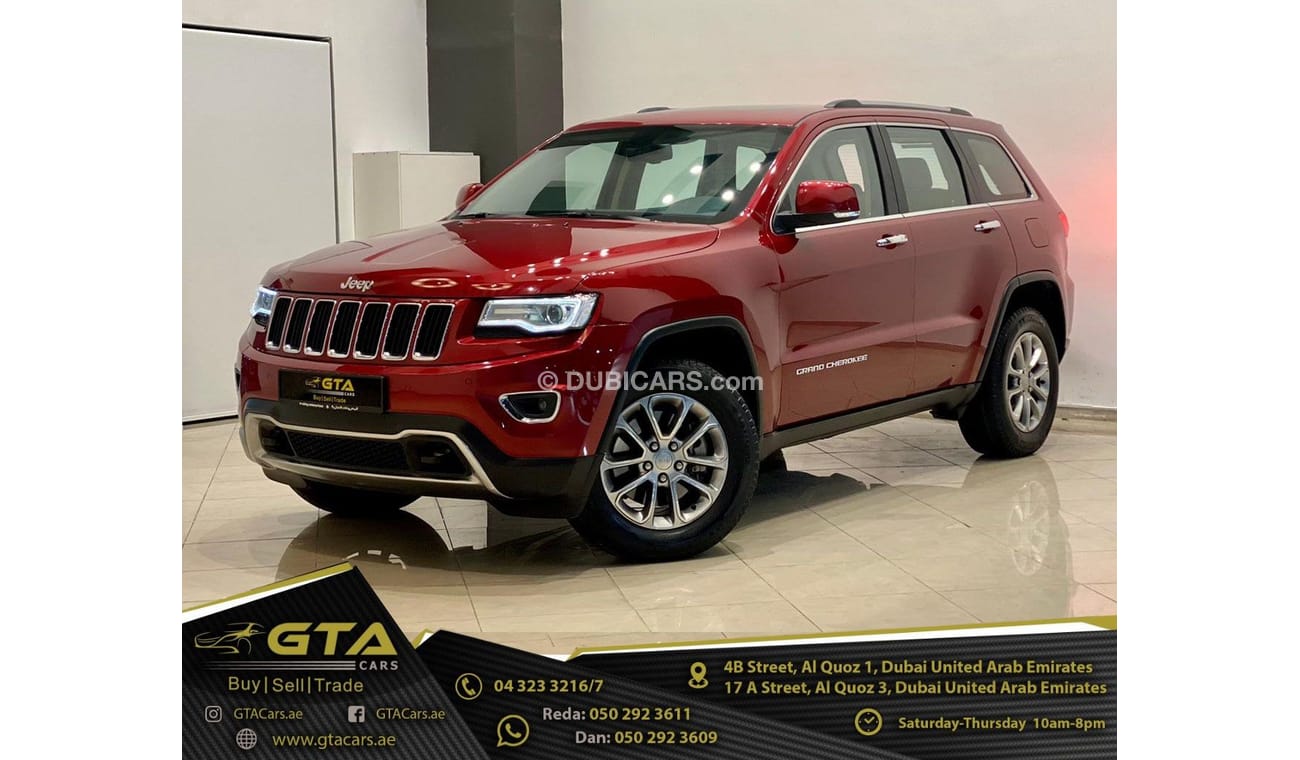 Jeep Grand Cherokee 2015 Jeep Grand Cherokee Limited V6, Warranty, Service History, GCC