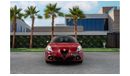 Alfa Romeo Giulietta Veloce | 1,508 P.M  | 0% Downpayment | Agency Warranty!