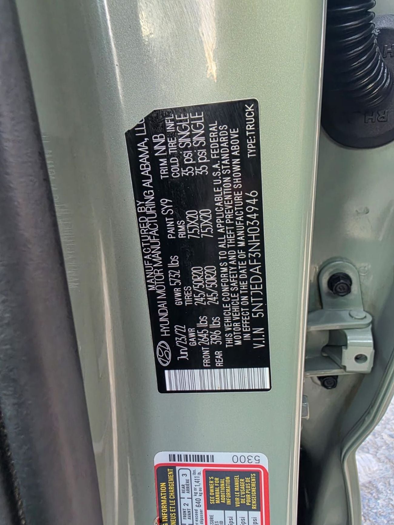 Hyundai Santa Cruz LIMITED (NON GCC)