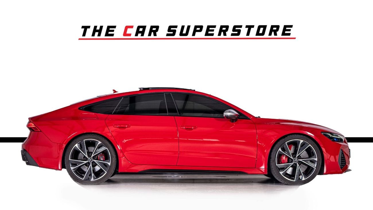 Audi RS7 TFSI quattro 4.0L GCC-1 Owner-Al Nabooda Service Contract Until 2028-Tango Red Special Color