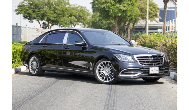 Mercedes-Benz S560 Maybach 2019 - 5855 AED/MONTHLY - 1 YEAR WARRANTY COVERS MOST CRITICAL PARTS