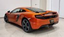 McLaren MP4 12C 2012 McLaren MP4-12C Spider, Warranty Full Al Tayer Service History, GCC