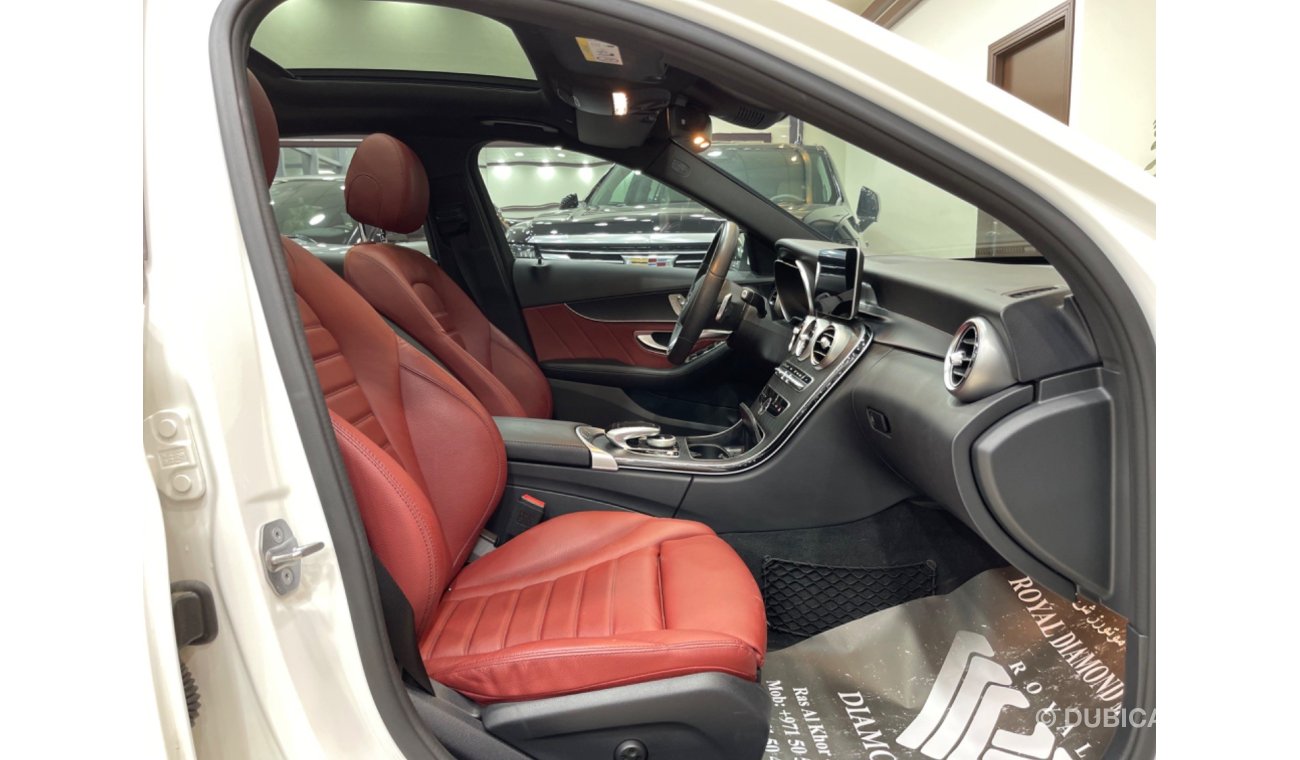مرسيدس بنز C200 AMG باك Mercedes-Benz C200 AMG kit GCC 2019 under warranty from the agency under a service contract