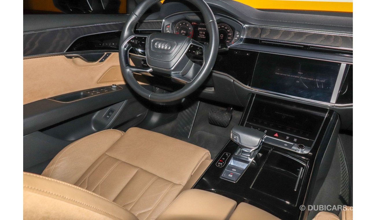 أودي A8 Audi A8L 55TFSI Quattro 2018 GCC under Warranty & Agency Service Contract with Flexible Down-Payment