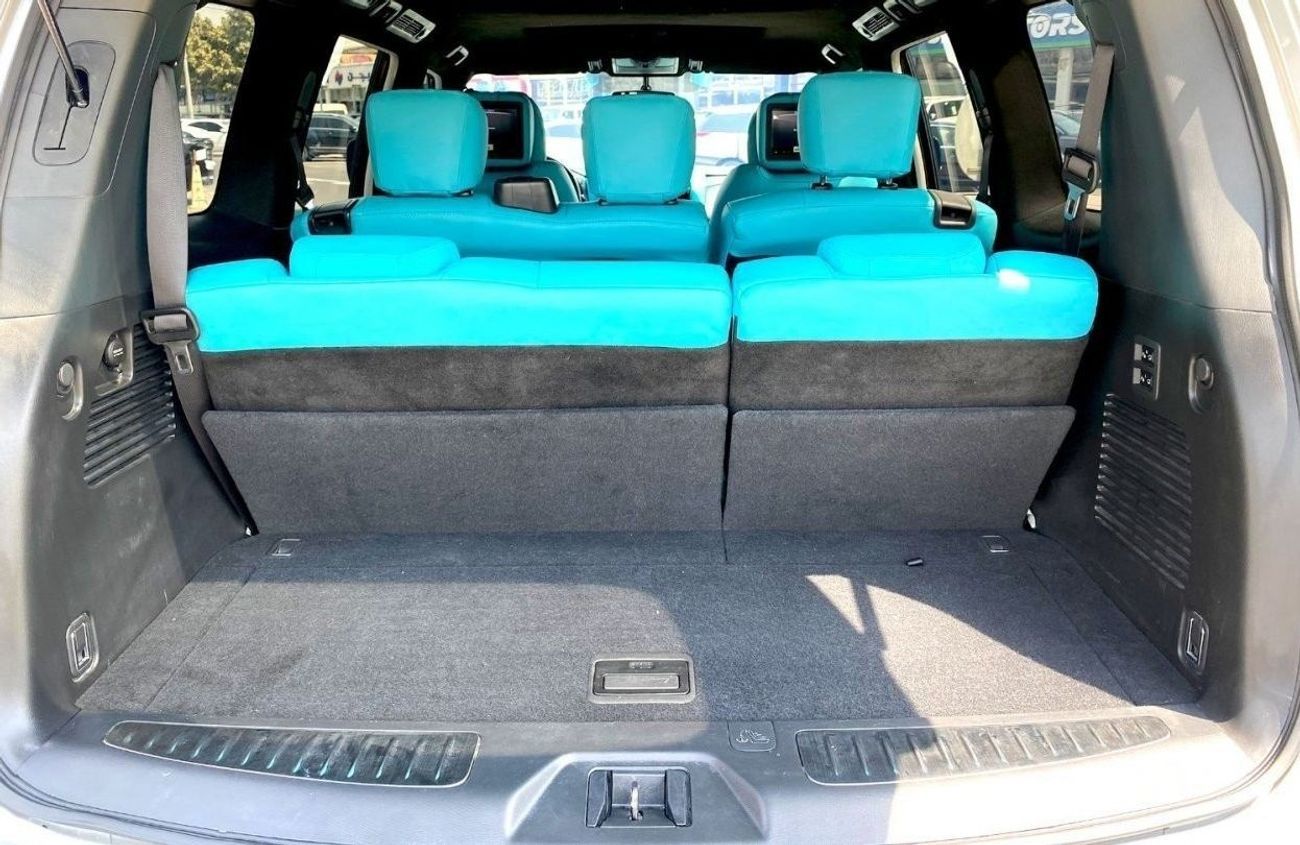 إنفينيتي QX80 GCC 2019 Nardo Grey Unique Interior Design by MBS