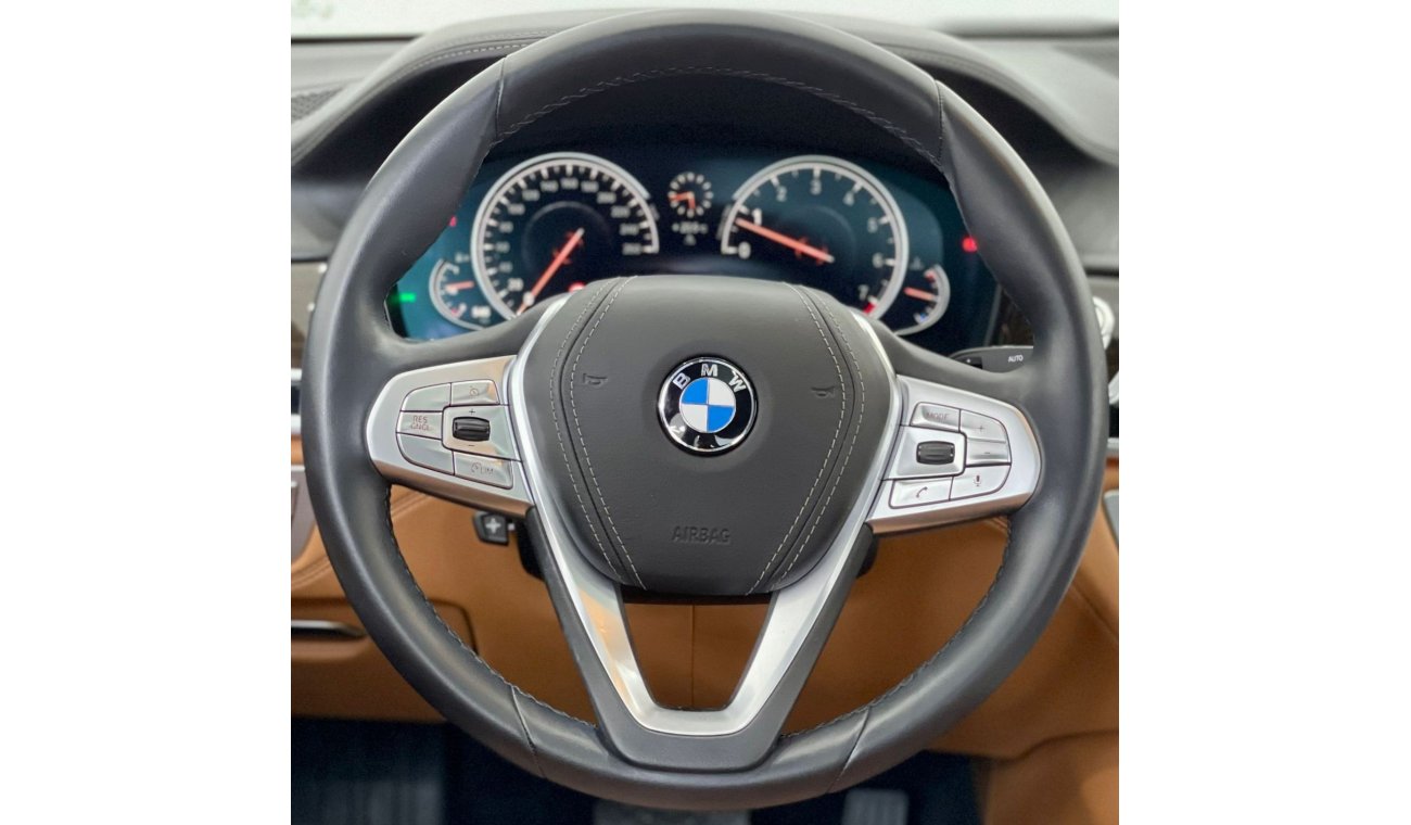 بي أم دبليو 730 2018 BMW 730Li, Full BMW History, Warranty, Low Kms, GCC