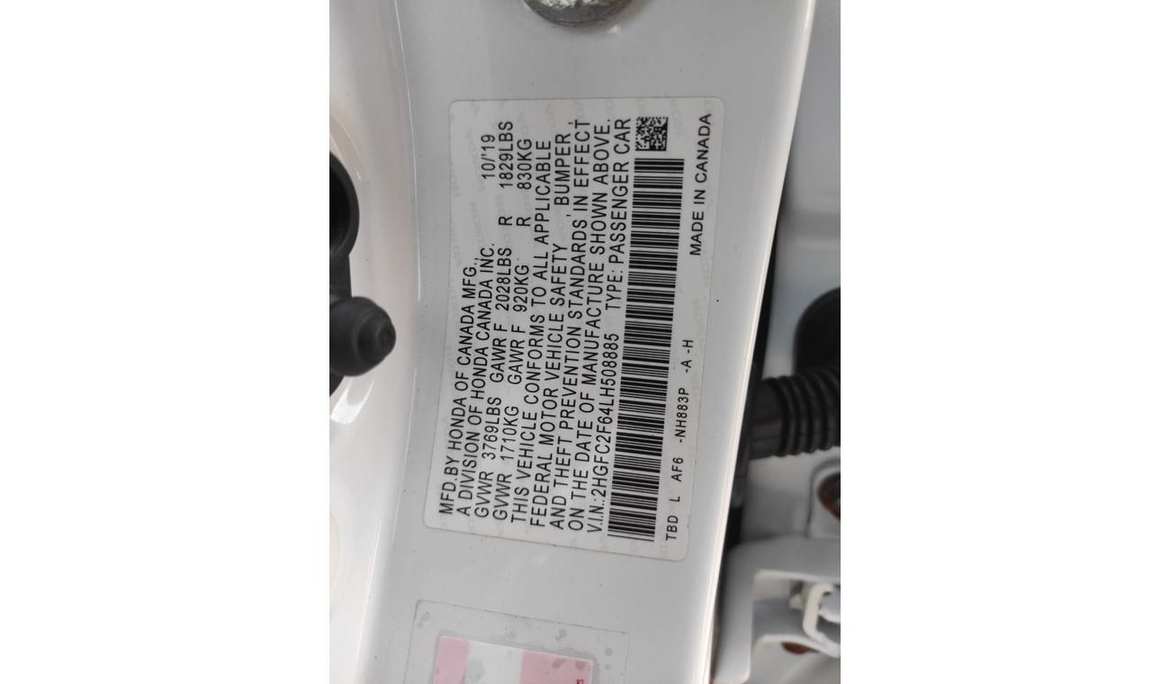 Honda Civic EX 2.0L Honda civic 2020 usa full automatic