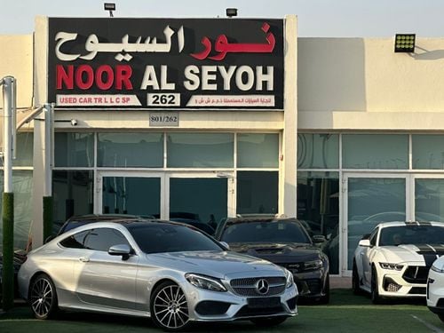 مرسيدس بنز C 200 كوبيه مرسيدس بنز C200 AMG خليجي 2018 فل ابشن بحاله ممتازه بدون حوادث
