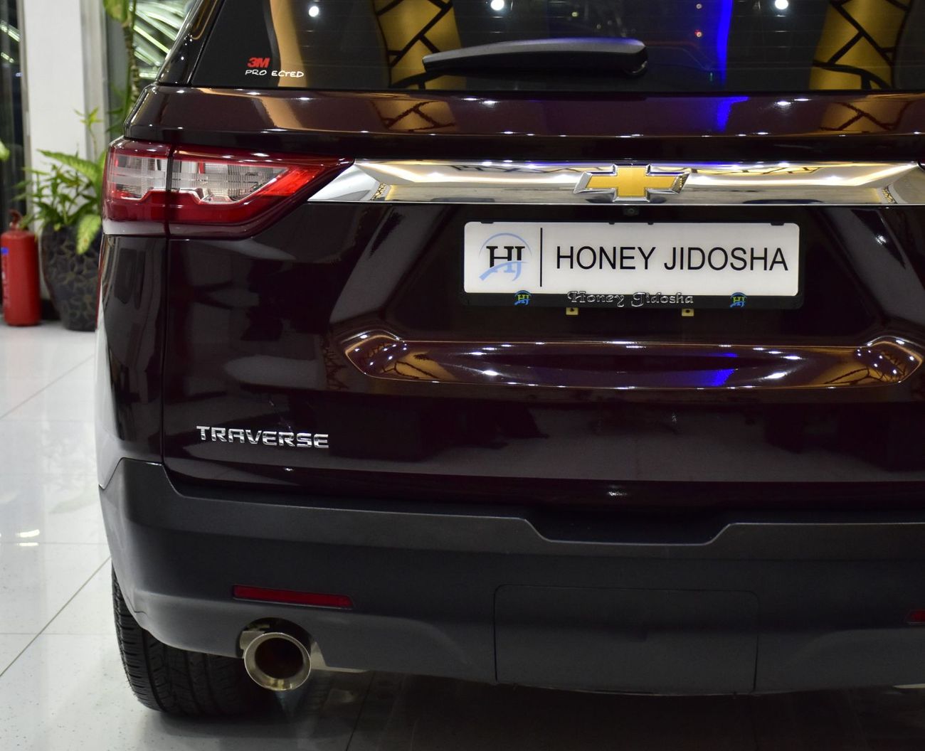 شيفروليه ترافيرس EXCELLENT DEAL for our Chevrolet Traverse ( 2018 Model ) in Maroon Color GCC Specs