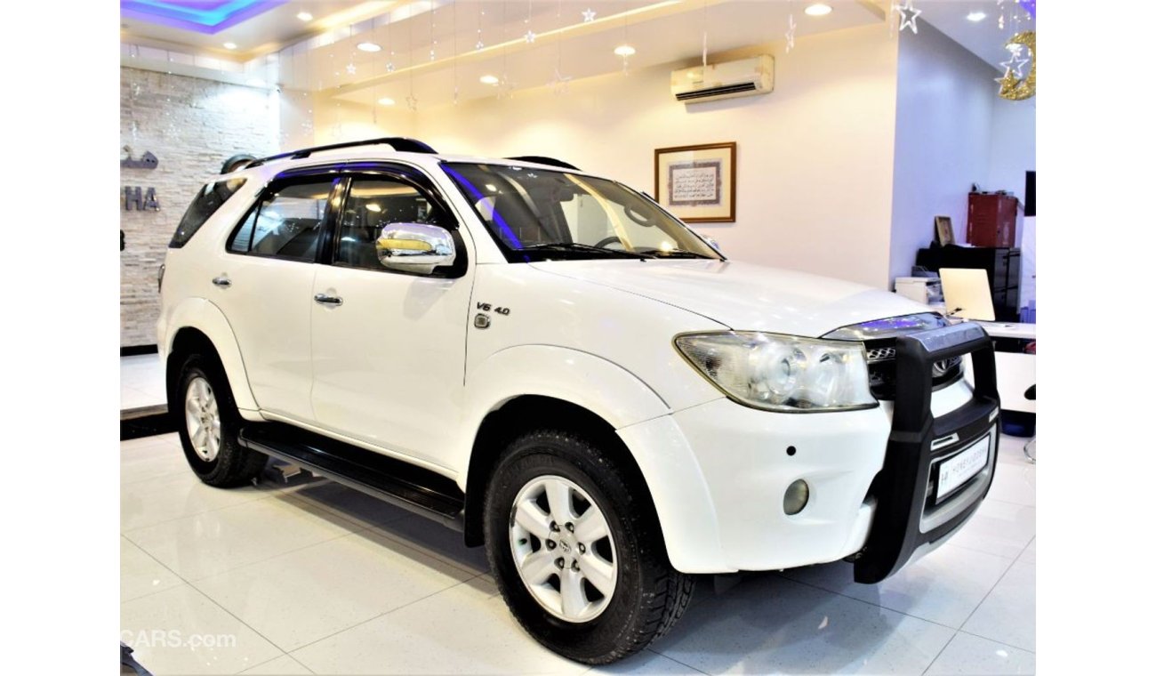 تويوتا فورتونر AMAZING Toyota Fortuner SR5 2009 Model!! in White Color! GCC Specs