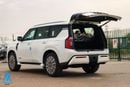 نيسان باترول LE Platinum | GCC | 3.5L V6 | AWD | Red Inter | 8-Seater SUV | Height Control | Export