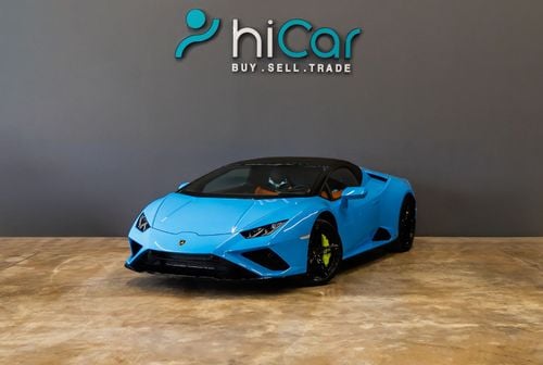Lamborghini Huracan Evo Spyder AED 19,147 P.M • 0% Downpayment • Lamborghini Huracan EVO Spyder • 1 Year Warranty