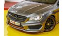 مرسيدس بنز CLA 250 Mercedes-Benz CLA 250 Orange Edition 2016 GCC under Warranty with Flexible Down-Payment.