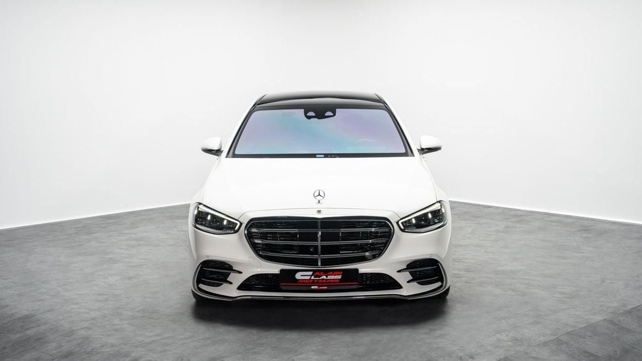 Mercedes-Benz S 580 4MATIC - 2022 - GCC Specs - Under Warranty and Service Contract