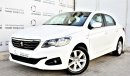 Peugeot 301 1.6L ALLURE 2018 GCC RAMADAN OFFER INSURANCE/SERVICE/WARRANTY