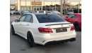 مرسيدس بنز E 63 AMG موديل 2014 حاله ممتازه من الداخل والخارج فل مواصفات كراسي جلد وبانوراما وتحكم كهربي كامل ونظام صوت م