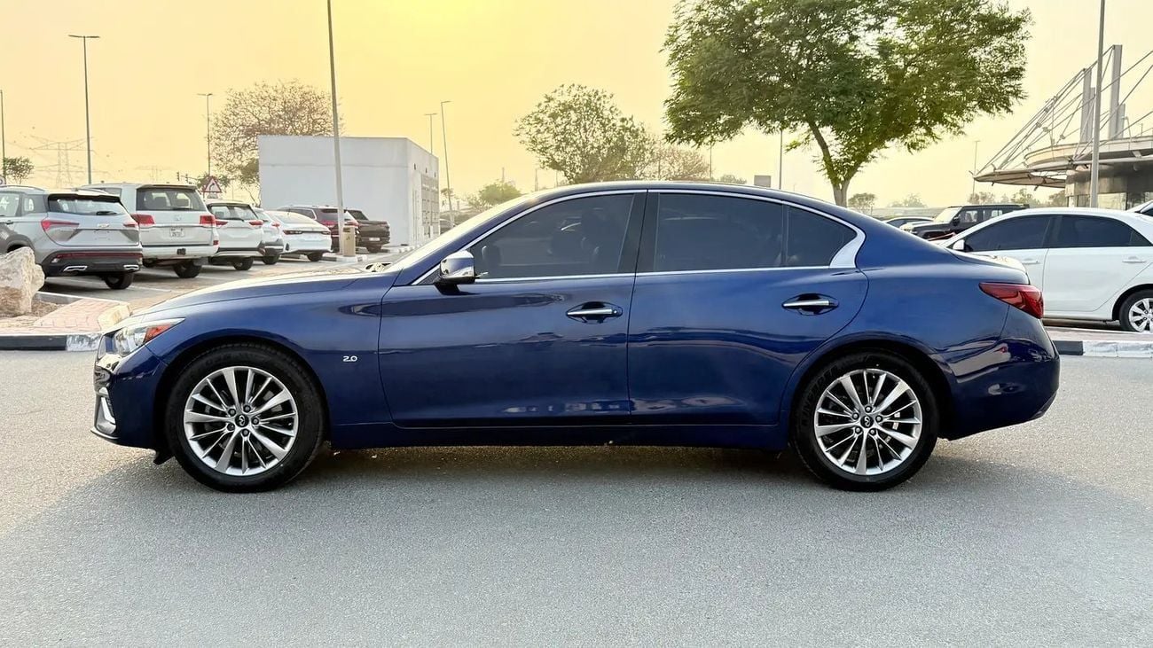 إنفينيتي Q50 LUXE 2.0 turbo GCC Specs, excellent condition