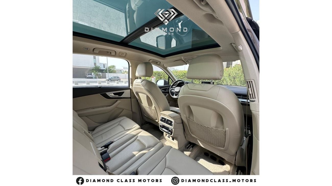 Audi Q7 45 TFSI quattro Audi Q7 TFSI 45 quattro  Panoramic  7-Seater  2018 GCC  1