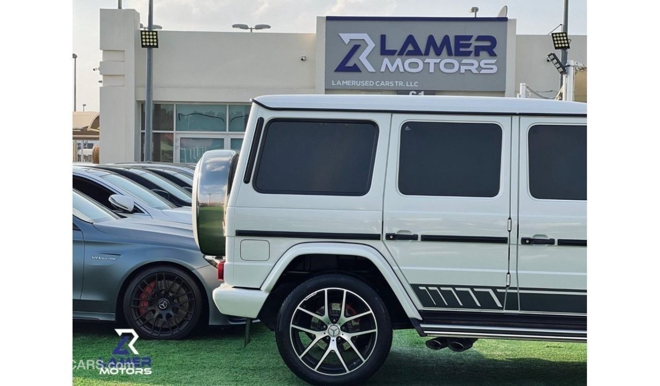 مرسيدس بنز G 63 AMG محرك 8 أسطوانات بشكل حرف V بسعة 5.5 لتر مع شاحن توربيني - دفع بالعجلات الأربعة