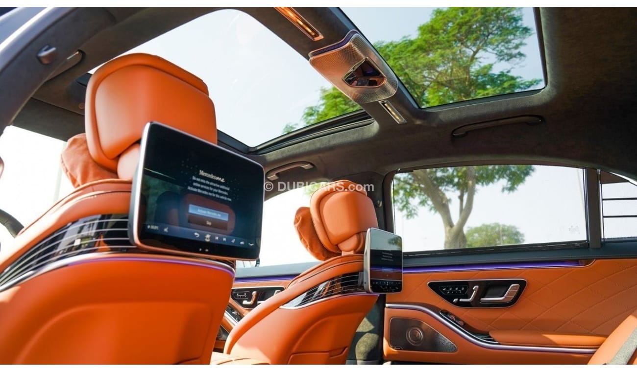 مرسيدس بنز S 580 Mercedes Benz S 580 Emerald green | 4Matic V8 | HUD | Pilot Seats Fully Loaded REAR AXLE STEERING |