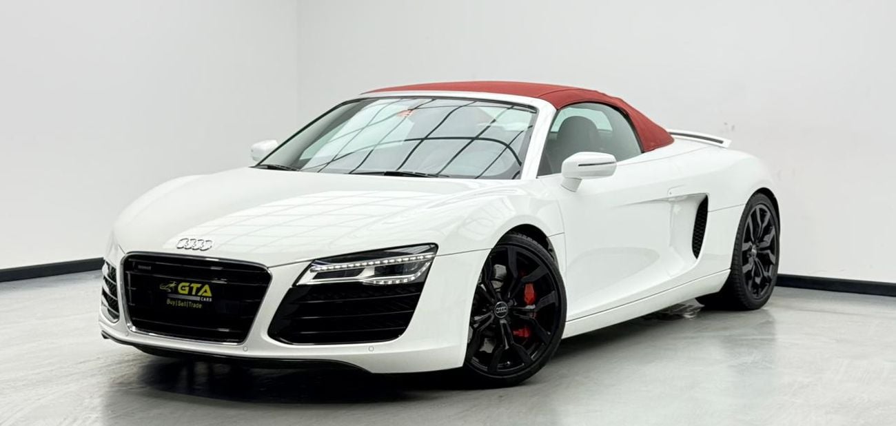 Audi R8 Spyder FSI 2014 Audi R8 Spyder, Service History, Excellent Condition, GCC