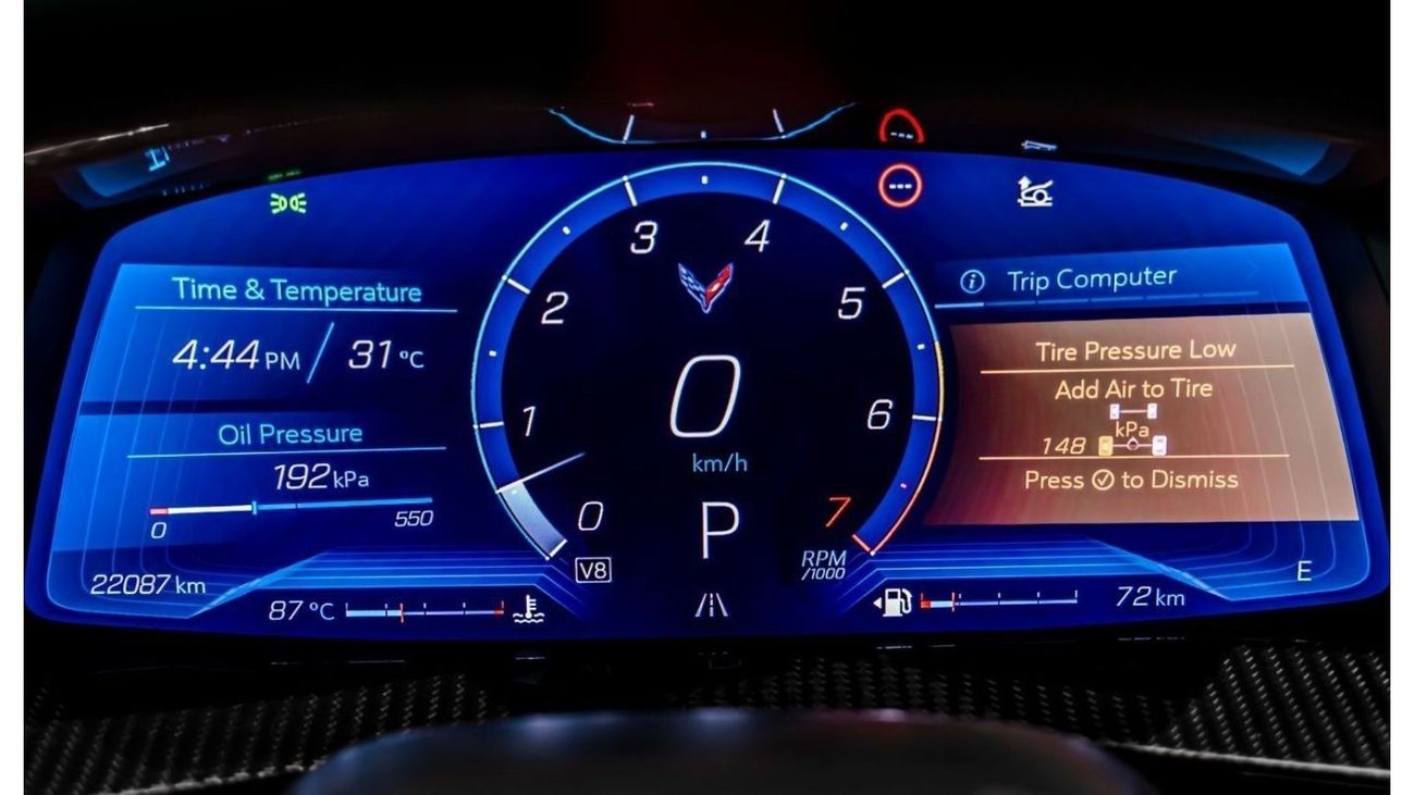 Chevrolet Corvette 3LT 2022 Chevrolet Corvette C8, 2025 Chevrolet Warranty, Z51 Package, Full Service History, Low KMs,