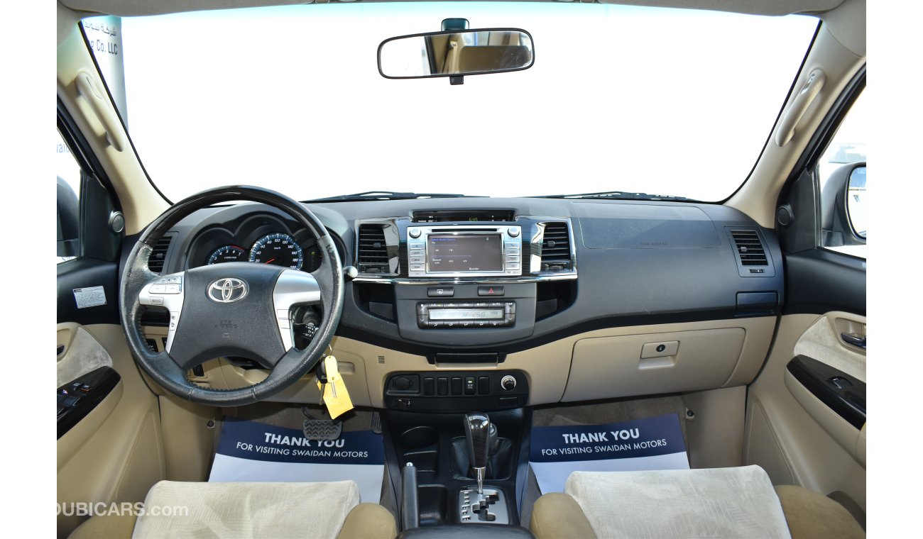 Toyota Fortuner 4.0L GXR V6 2015 GCC DEALER WARRANTY