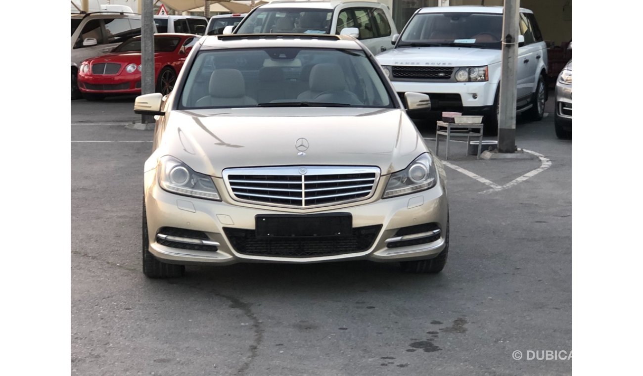 Mercedes-Benz C200 Mercedes benz C200 model 2012 GCC car prefect condition full option low mileage sun roof leather se