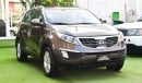 Kia Sportage Gulf model 2014, Android screen, sensor wheels, leather rear spoiler, in excellent condition, you do