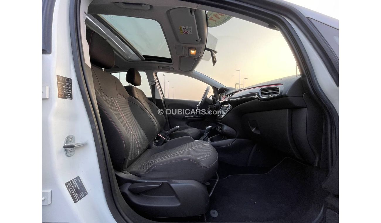 أوبل كورسا اوبل كورسا 2017ابيض فل اوبشن بحالة ممتازبدون حوادث