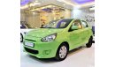 ميتسوبيشي ميراج AMAZING Mitsubishi Mirage 2014 Model!! in Green Color! GCC Specs