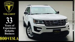 Ford Explorer XLT + LEATHER SEAT + CAMERA + SCREEN / GCC / 2017 / DEALER WARRANTY VALID UP 29/03/2022 / 1047 P.M..