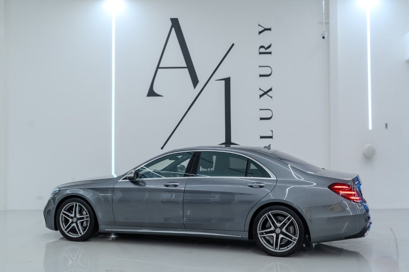 مرسيدس بنز S 63 AMG 2018 Mercedes S63, V8 Biturbo 4Matic+, Warranty, Excellent Condition, Korean Specs