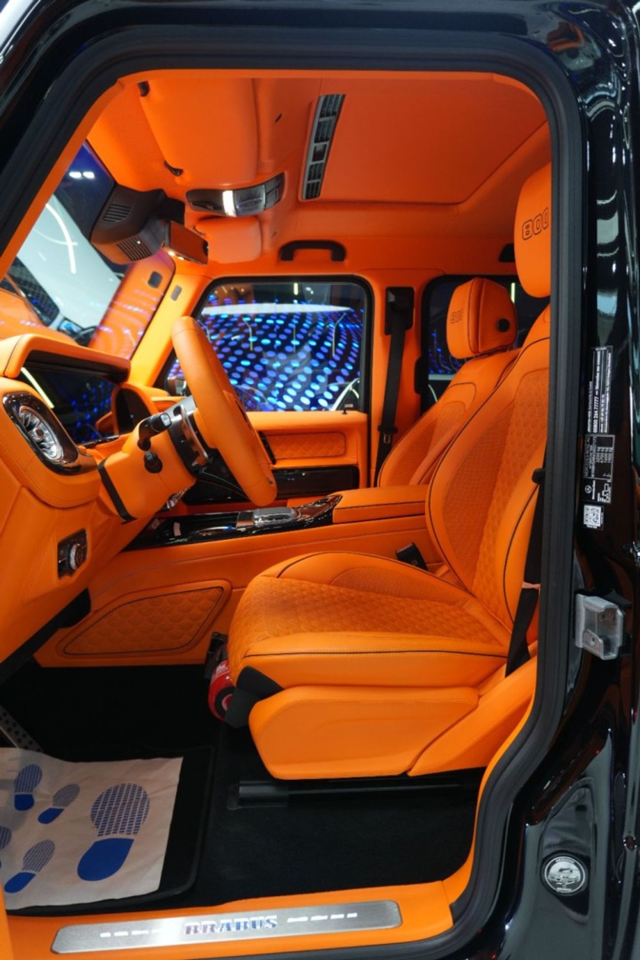 BRABUS 800 - Mercedes-AMG G 63 Mercedes-Benz G 800 - BARABUS - inside Orange - 2025