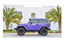 Jeep Wrangler - Fully Customized - V6 Auto - One of a kind Wrangler! - AED 1,841 Per Month -  0% DP