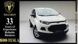 Ford EcoSport // LOW KM! / GCC / 2017 / DEALER WARRANTY VALID UNTIL 29/03/2022 / 2 KEYS / 491 DHS MONTHLY!