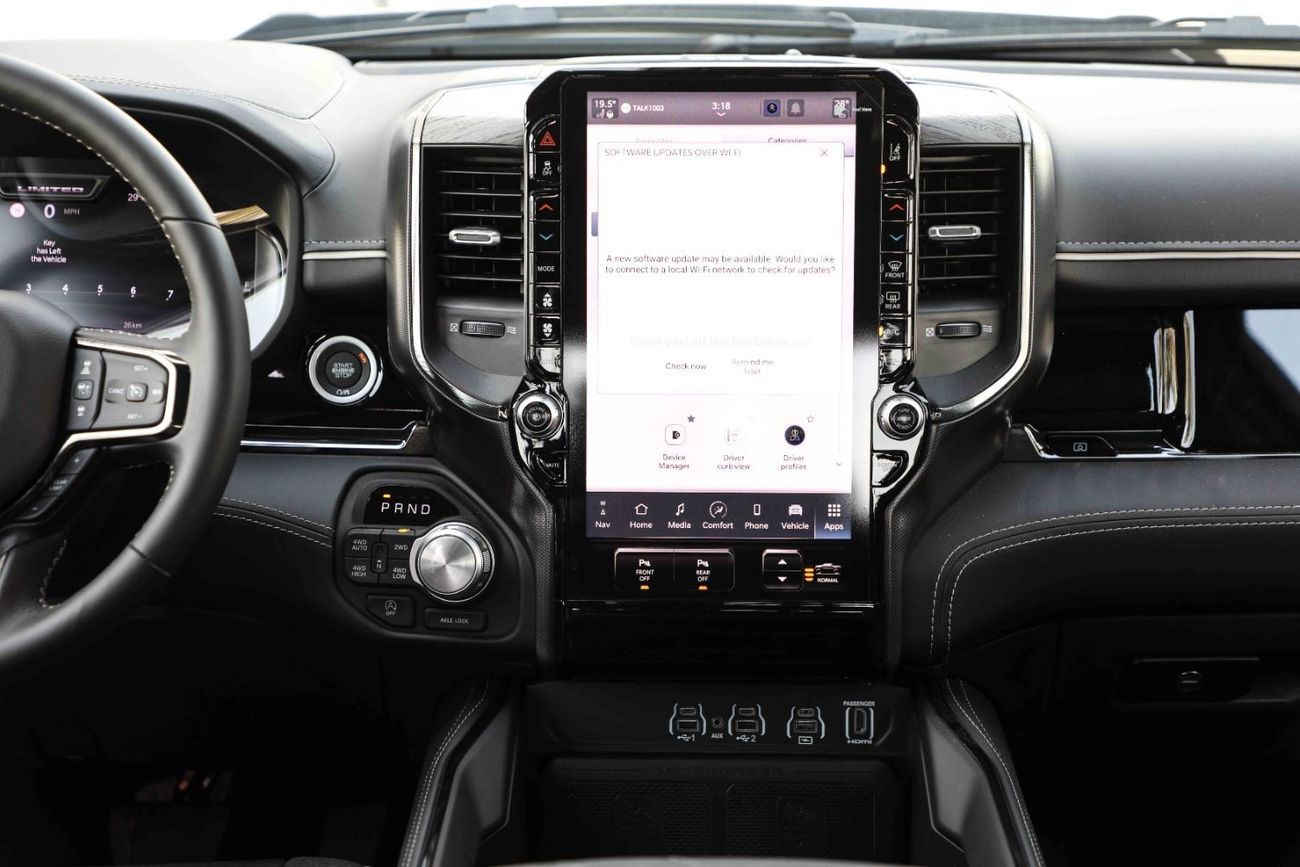 رام 1500 2025 RAM 1500 LIMITED "Night Edition" 3.0L V6 - GCC - Black inside Black