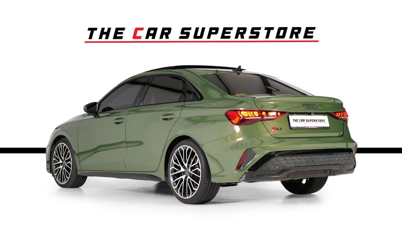 Audi A3 35 TFSI S Line 1.4L S line-GCC-District Green--Audi warranty & service valid till 2030