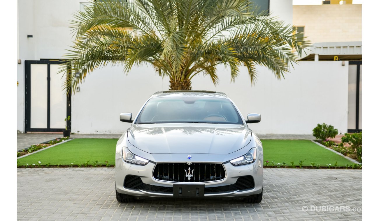 Maserati Ghibli 2 Y Warranty - Maserati Ghibli S - GCC - AED 2,473 - 0% Downpayment