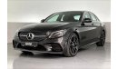 مرسيدس بنز C200 Premium (AMG Line) | سنة ضمان مجانية | نسبة التمويل 1.99% | خالية من أضرار الفيضانات