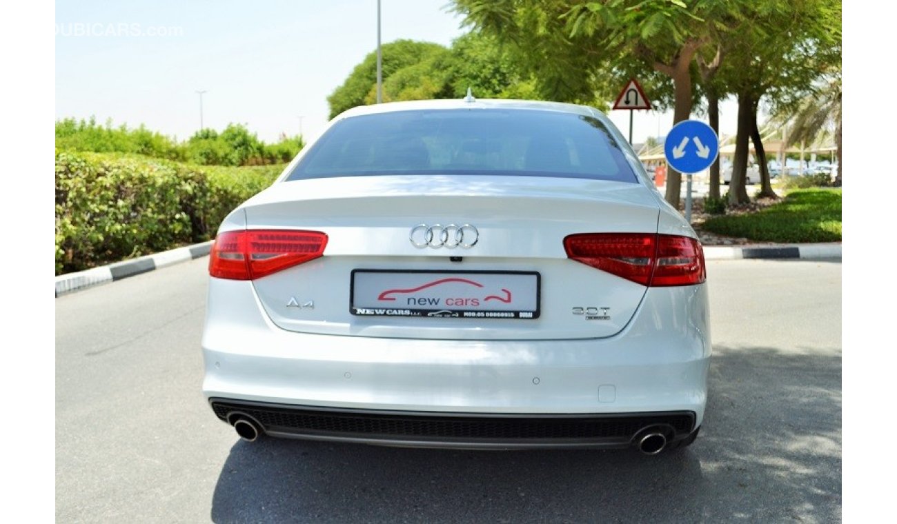 Audi A4 - 3.0 TURBO - ZERO DOWN PAYMENT - 1,550 AED/MONTHLY - 1 YEAR WARRANTY