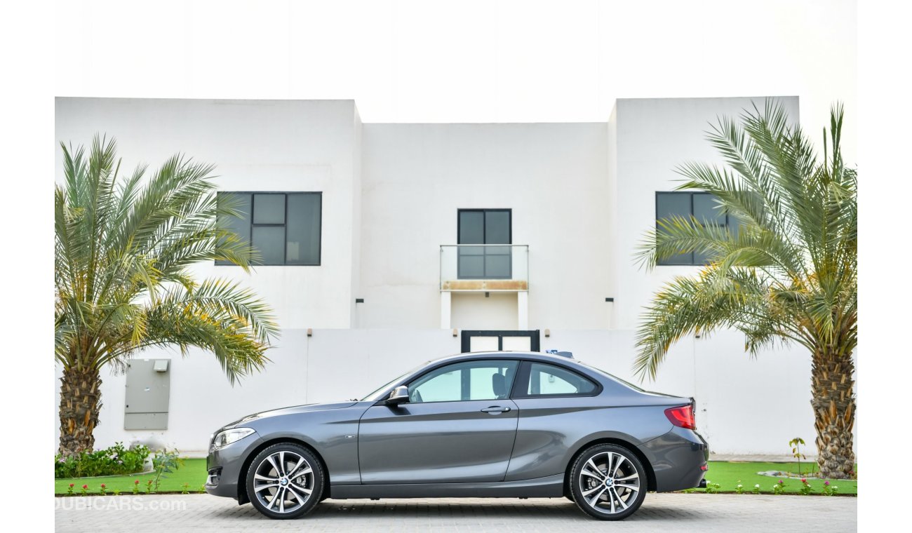 بي أم دبليو 220 Agency Warranty and Service Contract! - BMW 220i - GCC - AED 1,802 PER MONTH - 0% DOWNPAYMENT