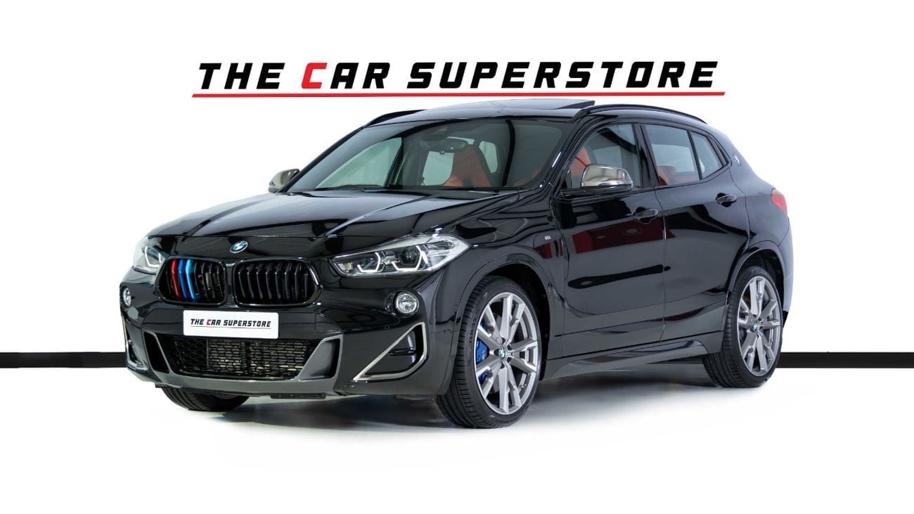 BMW X2 M35i 2.0L GCC-M Package-M Sports Seats-Excusive Red Interior Leather rim-Blue Brake Calipers
