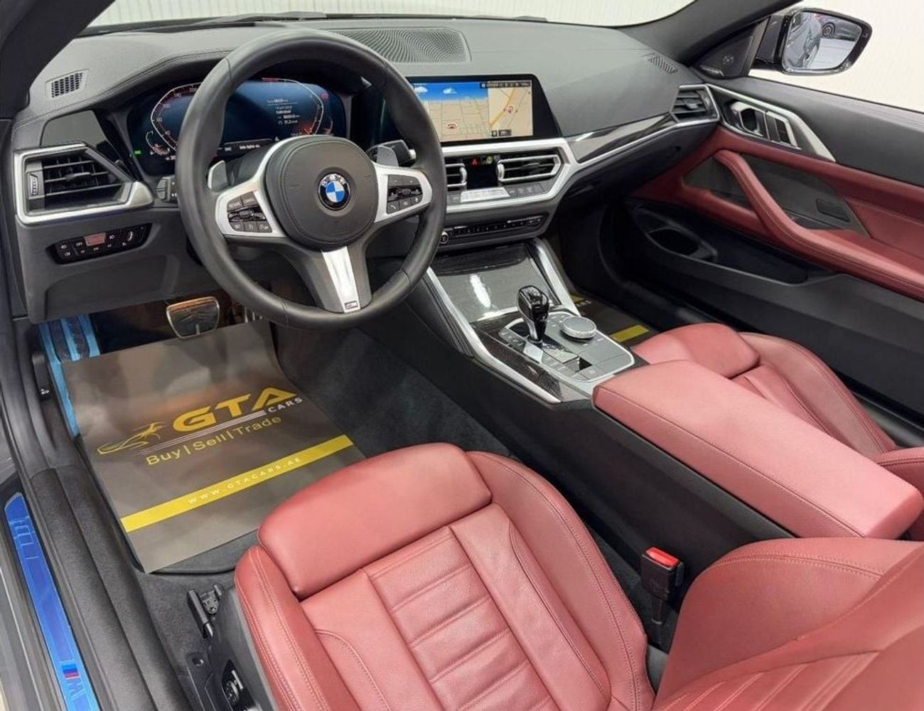 بي أم دبليو 430i M Sport 2.0L 2022 BMW 430i M-Sport Coupe, Nov 2026 BMW Warranty + Service Pack, Low Kms, GCC