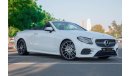 مرسيدس بنز E200 Mercedes Benz E200 AMG kit Coupe Convertible GCC Under Warranty